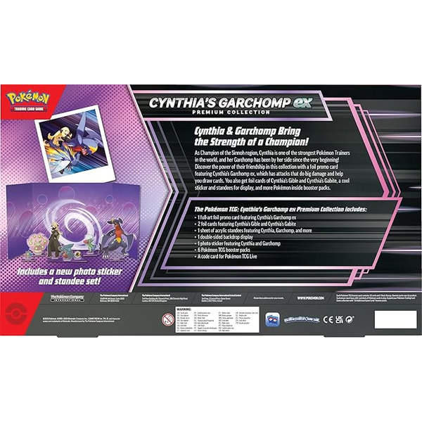 Pokémon TCG Cynthia's Garchomp ex Premium COLLECTİON