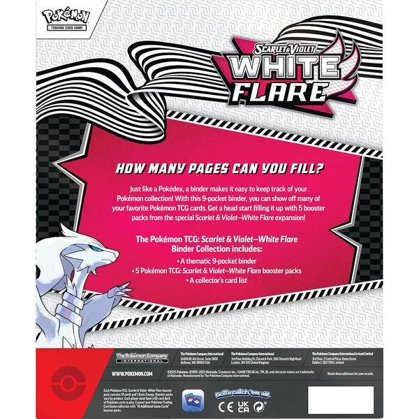 Pokémon TCG Scarlet & Violet White Flare Binder Collection