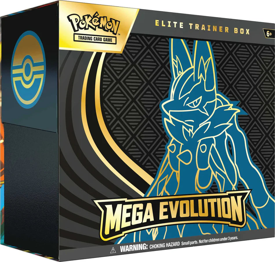 Pokémon TCG Mega Evolution Elite Trainer Box Lucario
